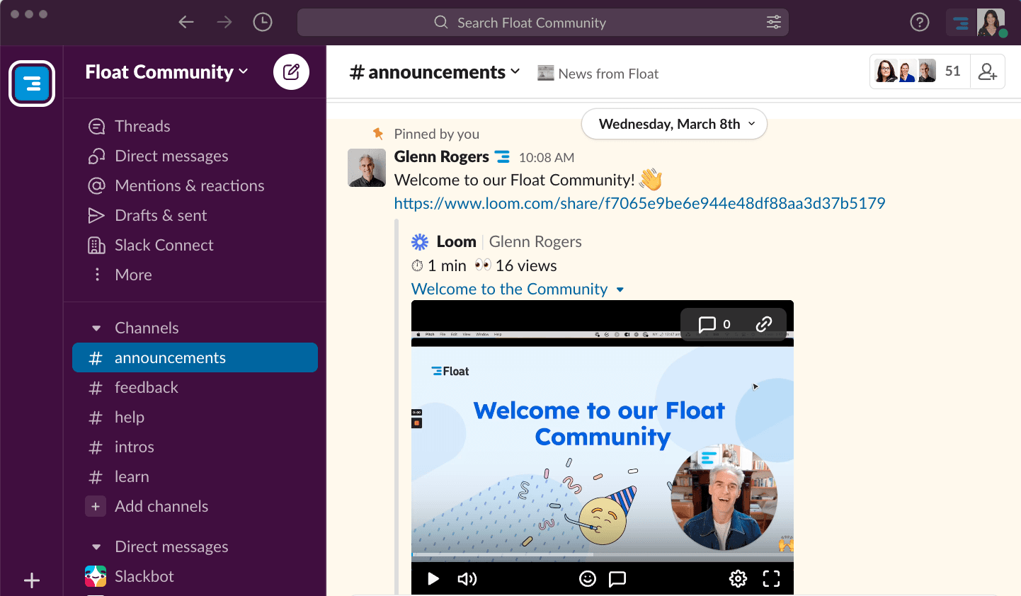 Intro video from Glenn